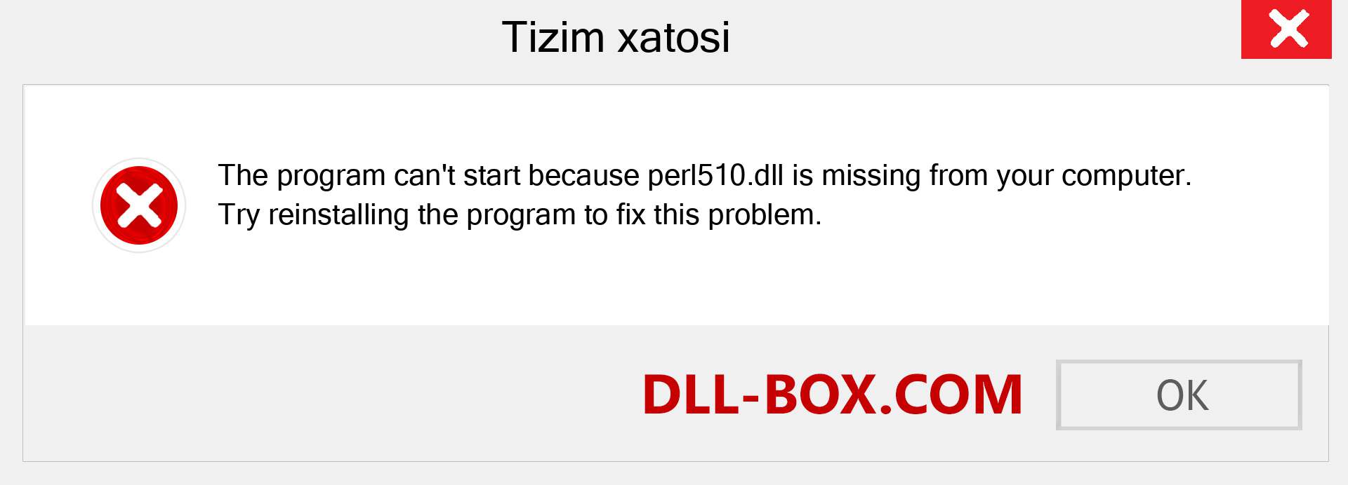 perl510.dll fayli yo'qolganmi?. Windows 7, 8, 10 uchun yuklab olish - Windowsda perl510 dll etishmayotgan xatoni tuzating, rasmlar, rasmlar